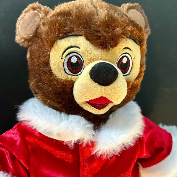 Build a bear with Santa clause outfit plush toy lot of 3 pieces Christmas - Picture 2 of 11